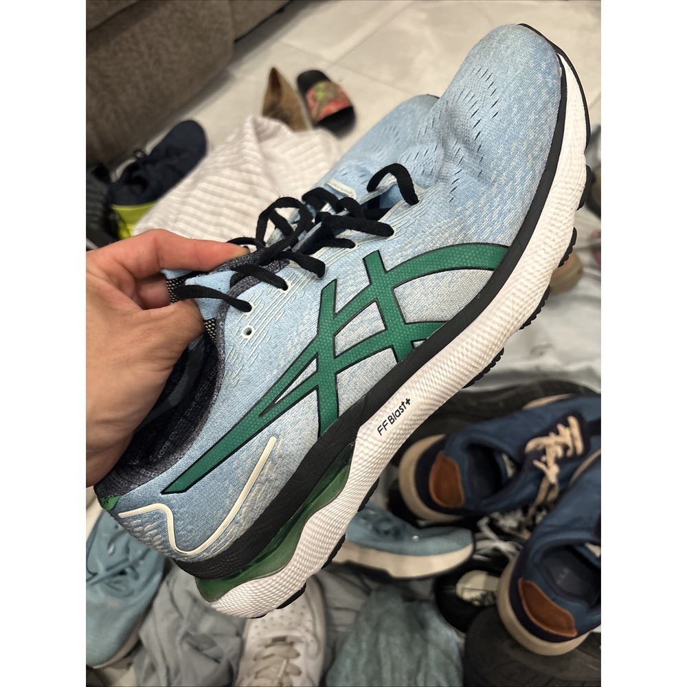 Size 14 - Asics Gel Nimbus 24 Arctic Sky Cilantro